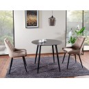 Стол обеденный SIGNAL RION черный/черный 90